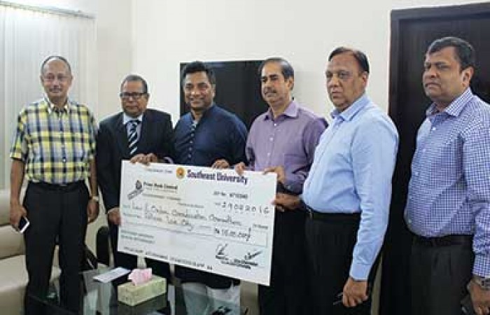 SEU donates Tk 15 lakhs to DNCC