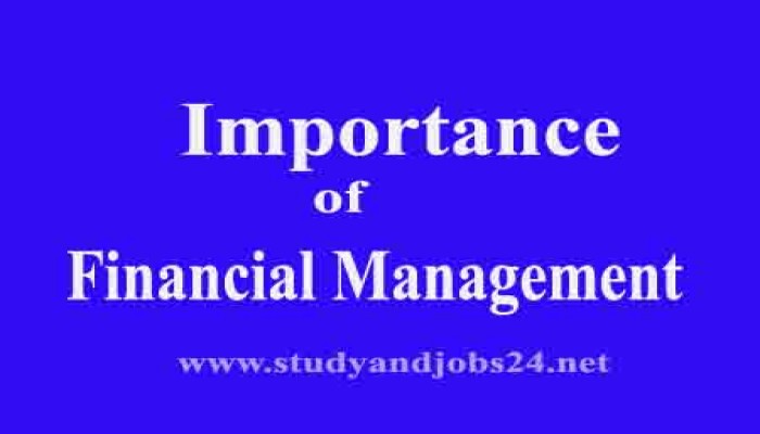 Importance of Financial Management