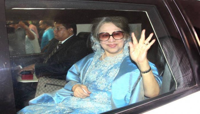 Khaleda at US Embassy to meet John Kerry
