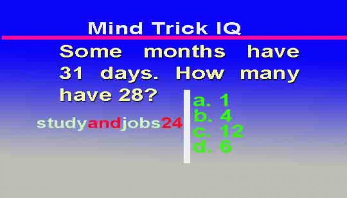 Mind Trick IQ -01 for job interview