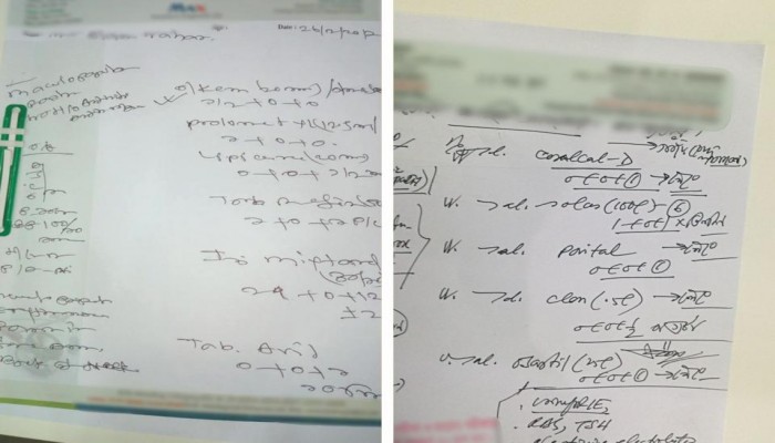 Doctors continue to write Prescription as usual